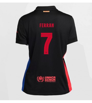 Barcelona Ferran Torres #7 Segunda Equipación Mujer 2024-25 Manga Corta